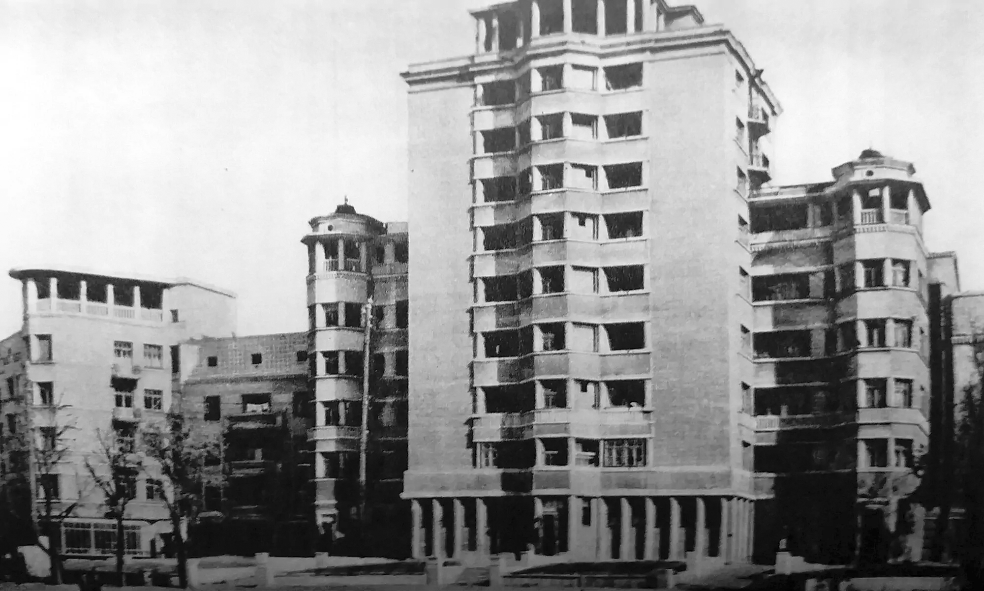 «Будинок-літак» кінця 1930-х років архітектора Й. Каракіса. Фото 1950-х років