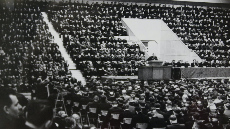Урочисте відкриття Палацу спорту, 9 грудня 1960 року.