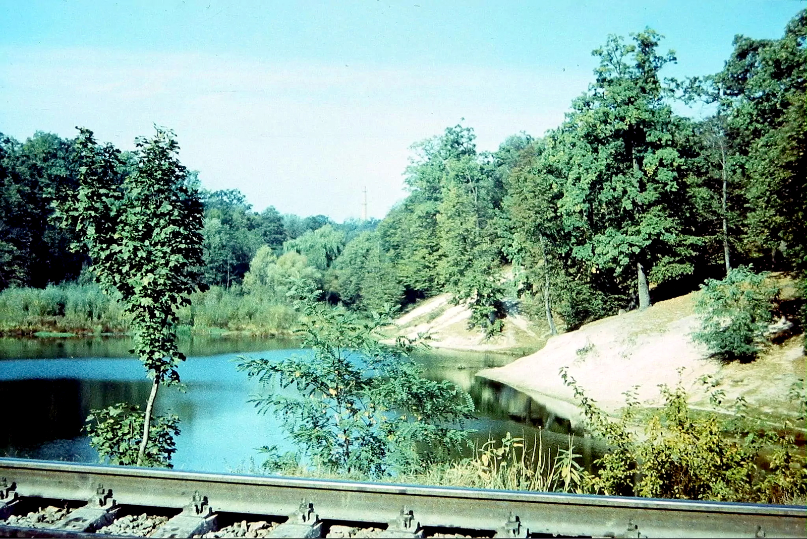 Київська дитяча залізниця Паротяг Юп (Гр-336) Світлина 1986 року